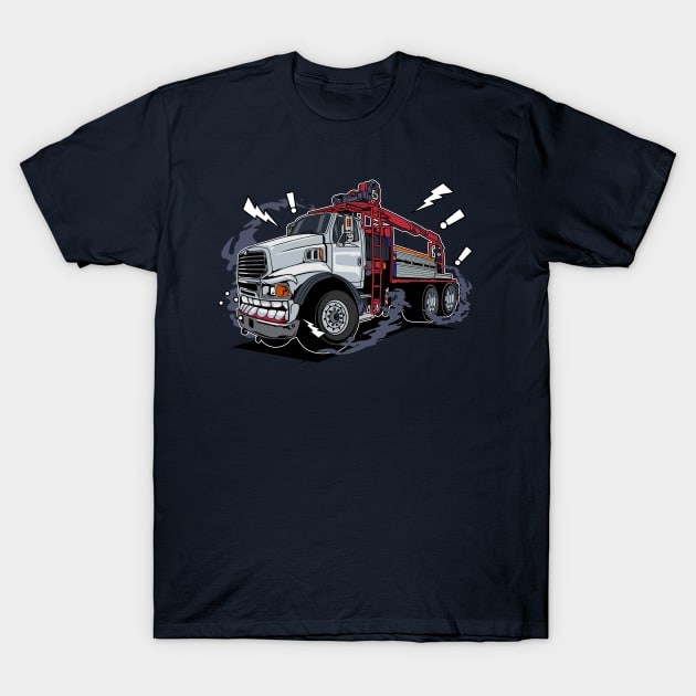 White truck monster T-Shirt by beanbeardy